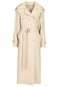 Max Mara Pedaggi Double-Breasted Belted Trench Coat
