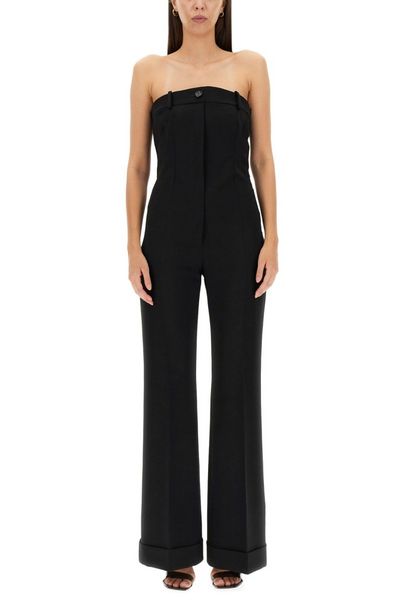 Moschino Strapless Fitted Waist Jumpsuit