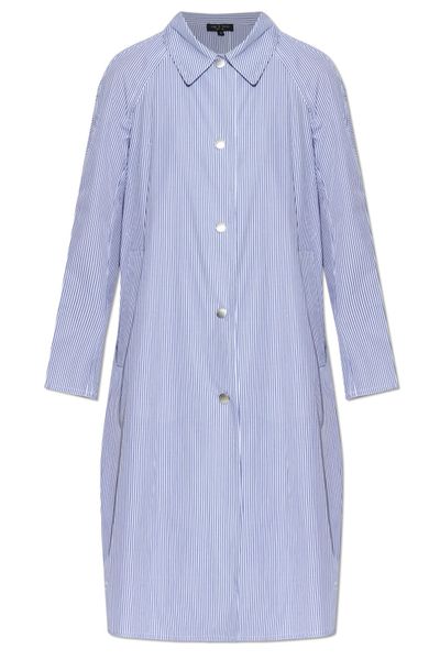 Rag & Bone Striped Button-Front Coat