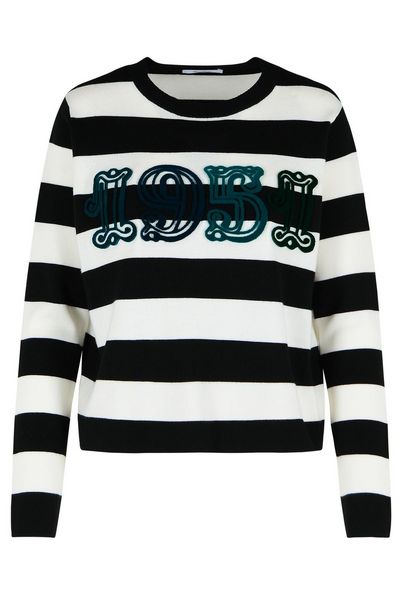 Max Mara Viterbo Striped Crewneck Jumper