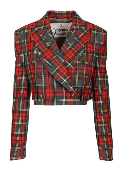 Vivienne Westwood Checked Double-Breasted Blazer