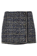 Etro Braided-Trim Bouclé Mini Skirt