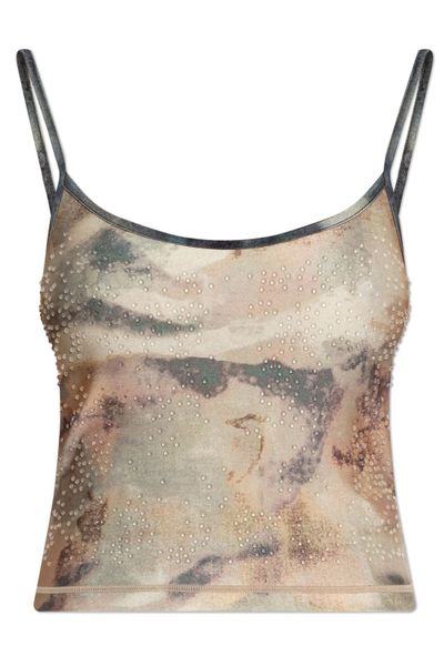 Diesel T-Iplu Embellished Tank Top