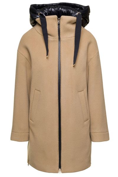 Herno Drawstring Hooded Coat
