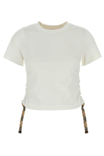 Burberry Logo Detailed Crewneck T-Shirt