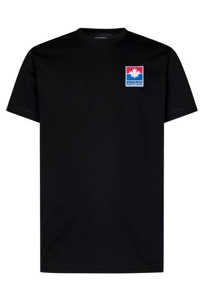Dsquared2 Logo Patch Crewneck T-Shirt