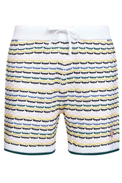 Casablanca Logo Patch Drawstring Shorts