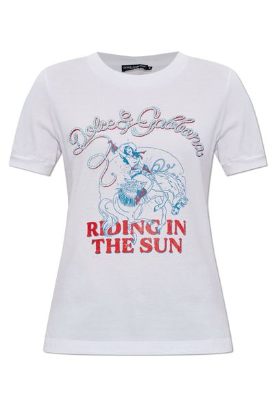 Dolce & Gabbana Graphic Printed T-Shirt