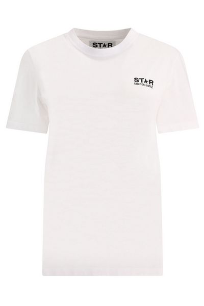 Golden Goose Deluxe Brand Logo Printed Crewneck T-Shirt