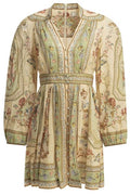 Zimmermann Roselight Floral Mini Dress