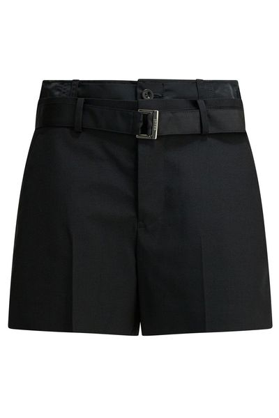 Sacai Buckle Detailed Shorts