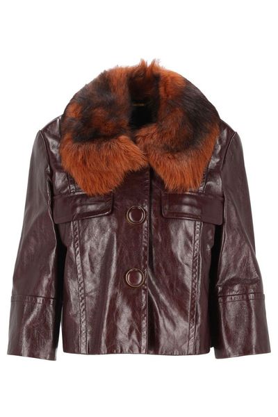 Chloé Cropped Leather Jacket