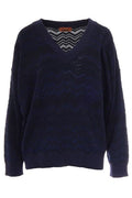 Missoni Zig Zag Patterned V-Neck Jumper