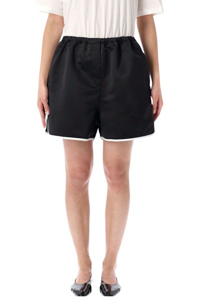 The Frankie Shop Adia Contrast Trim Boxer Shorts