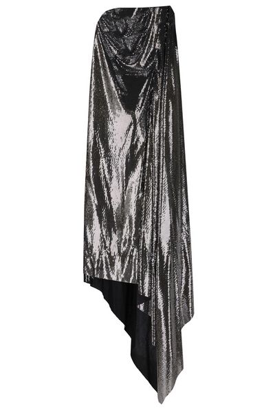 Balenciaga Metallic-Effect Asymmetric Gown