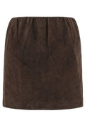 ROTATE Leather Mini Skirt