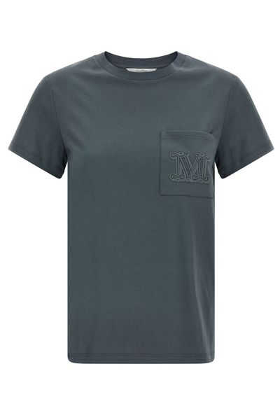 Max Mara Papaia Logo Patch Crewneck T-Shirt