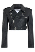 Moschino Cropped Biker Jacket