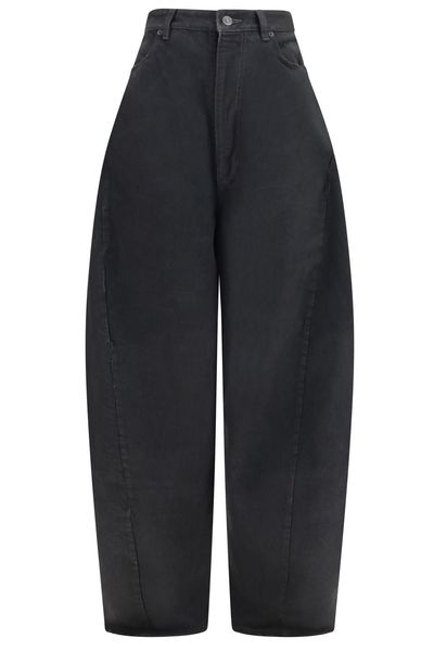 Balenciaga High Waisted Barrel Twisted Jeans