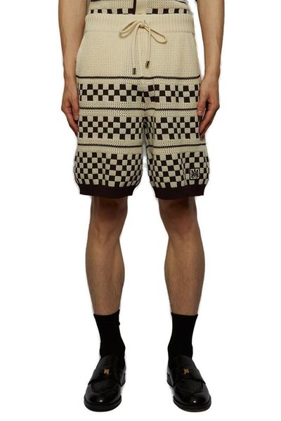 Amiri Checked Mesh Shorts