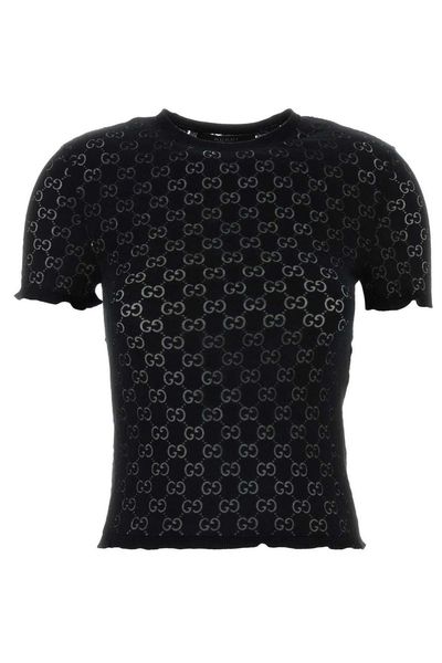Gucci Allover GG Knit T-Shirt