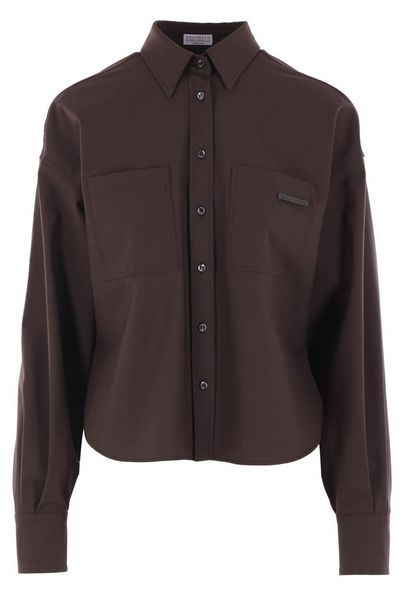 Brunello Cucinelli Embellished Button-Up Shirt