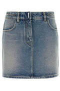 Givenchy Chain-Detailed Denim Mini Skirt