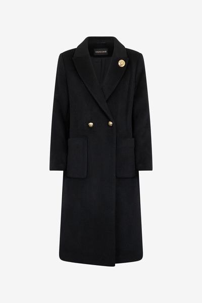 Roberto Cavalli Double Breasted Long Coat