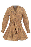 Ganni Belted Shirt Mini Dress
