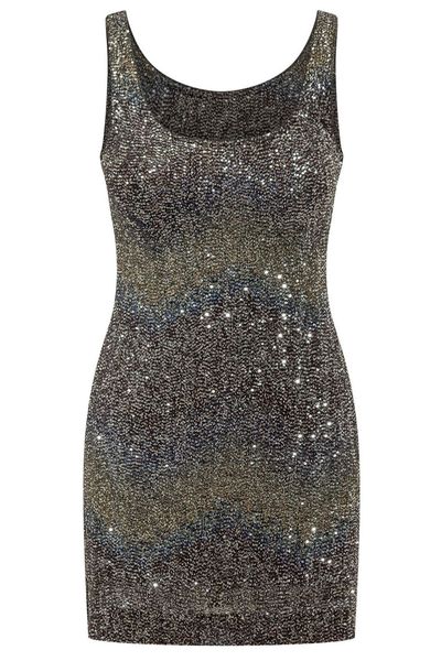 Missoni Dégradé Sequins Knit Mini Dress