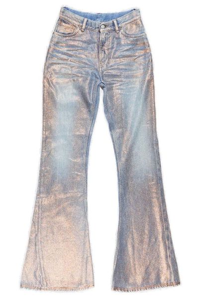 Acne Studios 2025F Fitted Glitter Jeans