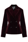Alaïa Double-Breasted Velvet Jacket