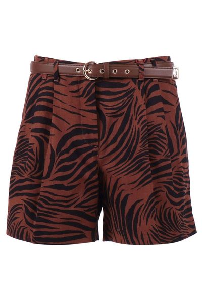 Max Mara Studio Novella Pattern-Printed Shorts
