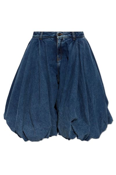 Balenciaga Denim Balloon Shorts