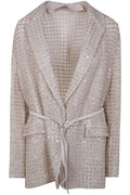 Brunello Cucinelli Dazzling Net Embroidery Blazer