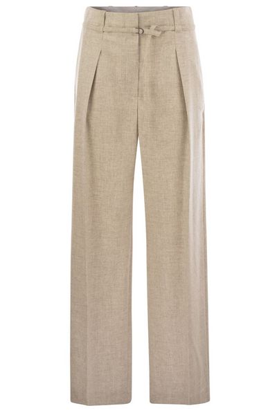 Brunello Cucinelli Pleated Regular Fit Trousers