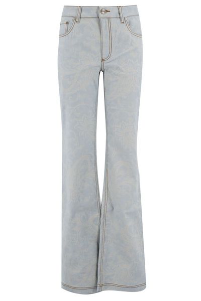 Etro Logo-Patch Jeans