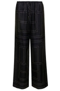 Totême Monogram Patterned Wide-Leg Pants