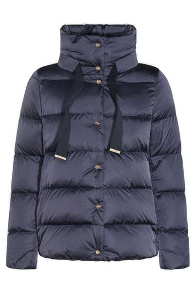 Herno Logo Plaque High-Neck Padded Jacket