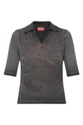 Diesel T Bea Graphic Polo Top