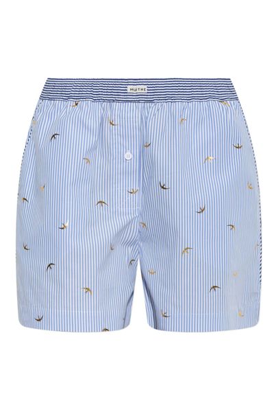 Munthe Binyamin Printed Stripe Shorts