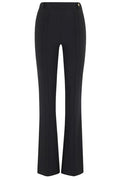 Elisabetta Franchi Logo Charm Flared Pants