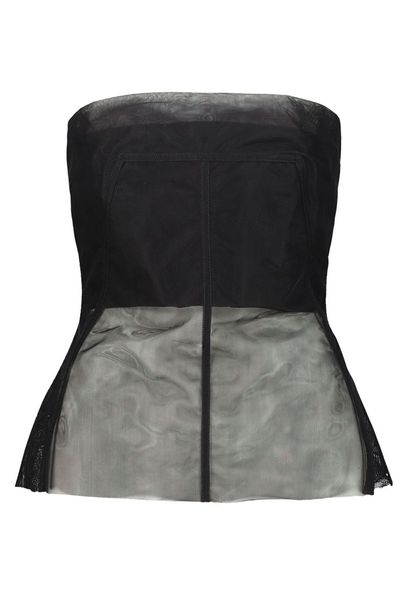 Rick Owens Strapless Bustier Top