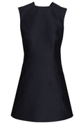 Balenciaga Back Button A-Line Mini Dress