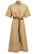 Brunello Cucinelli Belted Midi Dress