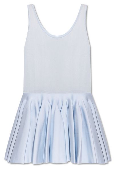 Alaïa Knitted Godet Dress