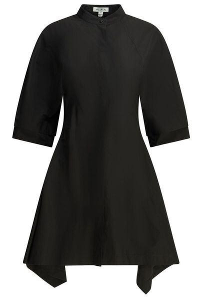 Alaïa Asymmetric Poplin Shirt Dress