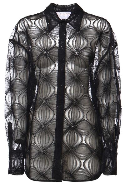Genny Sheer Patterned Shirt