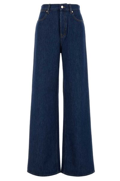 Gucci Wide Leg Denim Pants