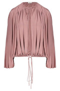 Saint Laurent Gathered Drawstring Blouse